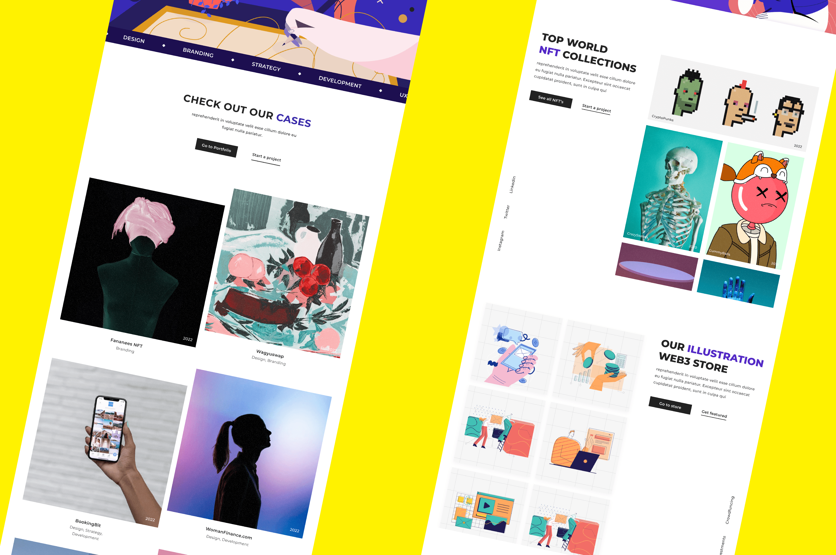 Website van Ancore Designs