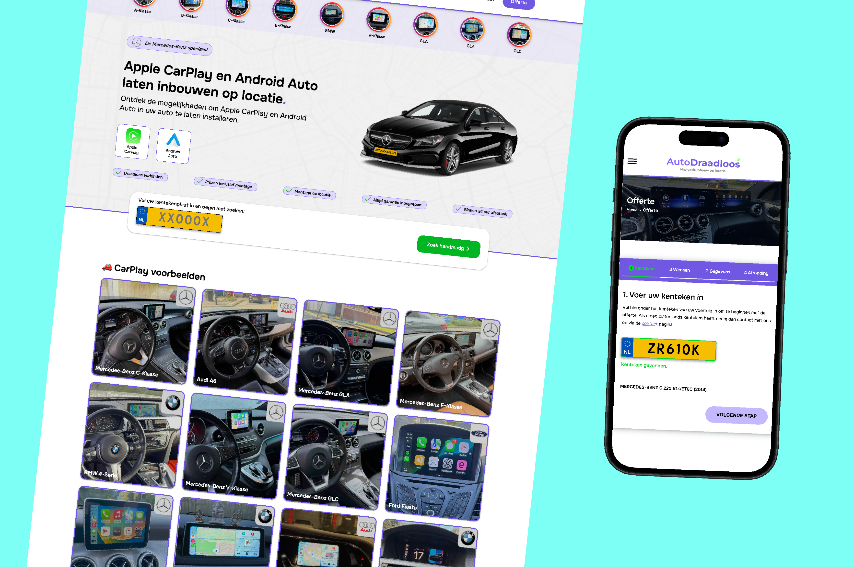 Website van AutoDraadloos