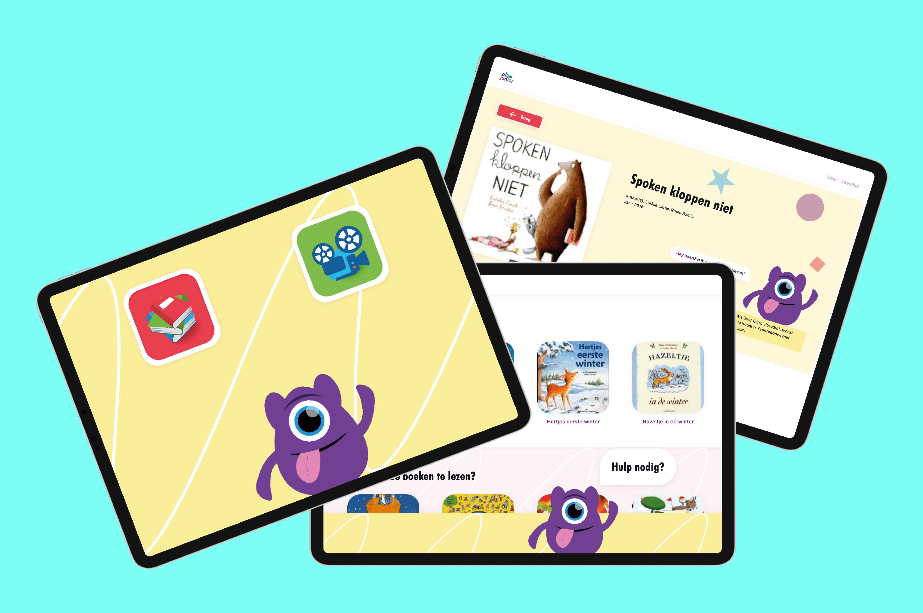 Website van OBA Chatbot voor Kinderen 